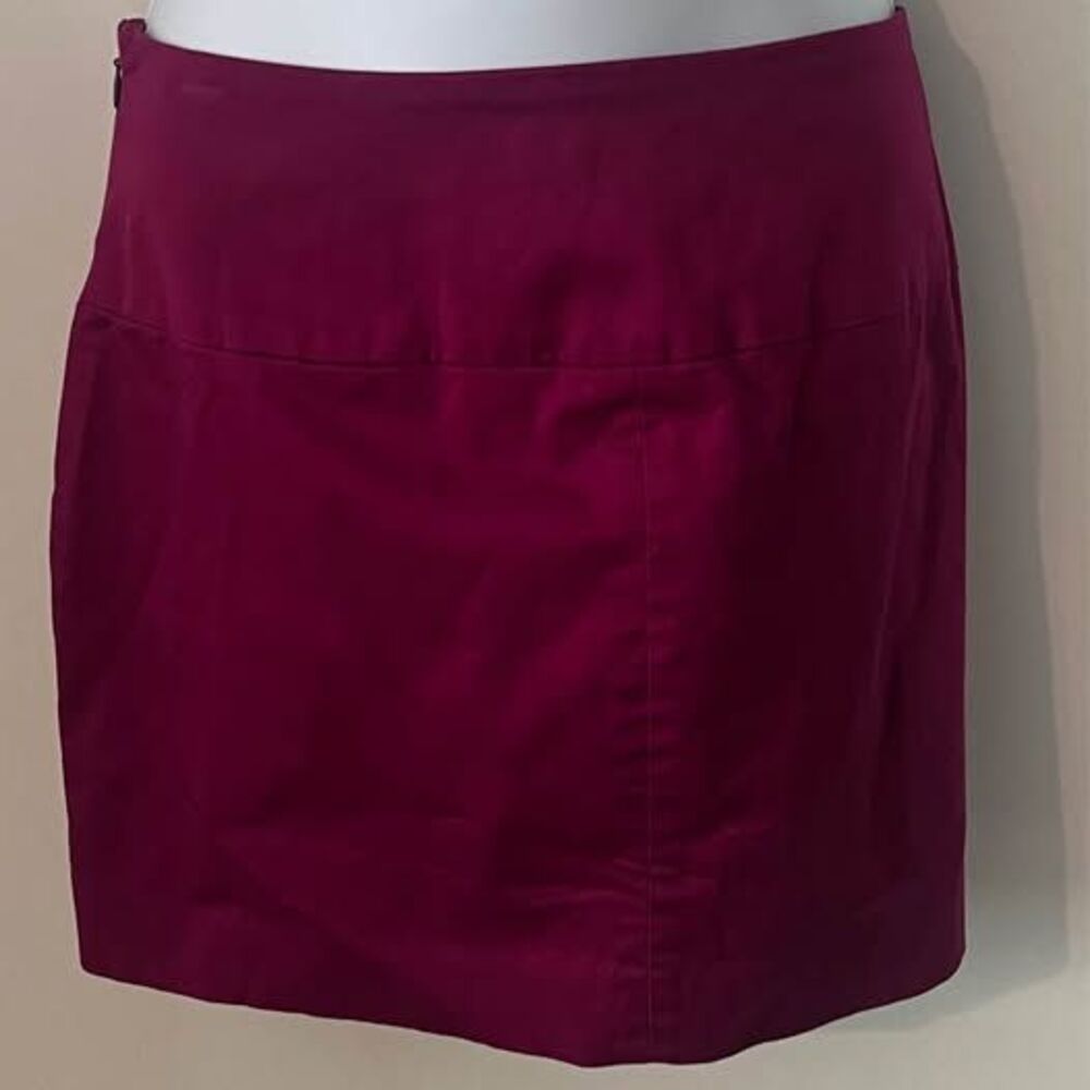Express Design Studio Y2K Magenta Fall Mini Skirt Size 8